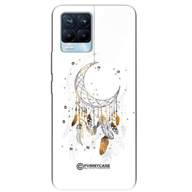 ETUI BLACK CASE GLASS NA TELEFON REALME 8 / 8 PRO DREAMCATCHER BOHO