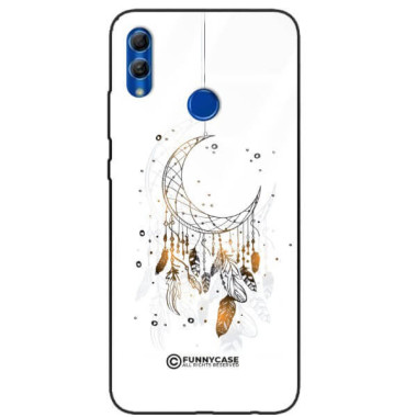 ETUI BLACK CASE GLASS NA TELEFON HUAWEI HONOR 10 LITE DREAMCATCHER BOHO