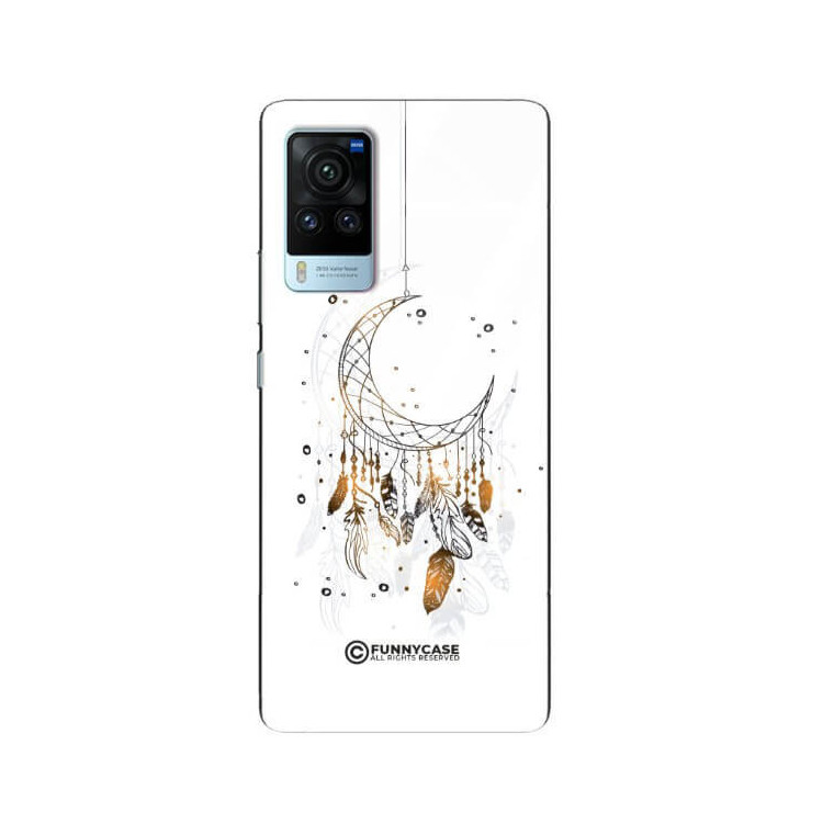 ETUI BLACK CASE GLASS NA TELEFON VIVO X60 PRO DREAMCATCHER BOHO