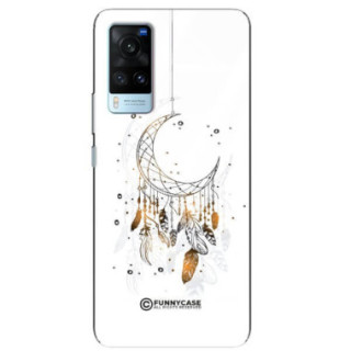 ETUI BLACK CASE GLASS NA TELEFON VIVO X60 DREAMCATCHER BOHO