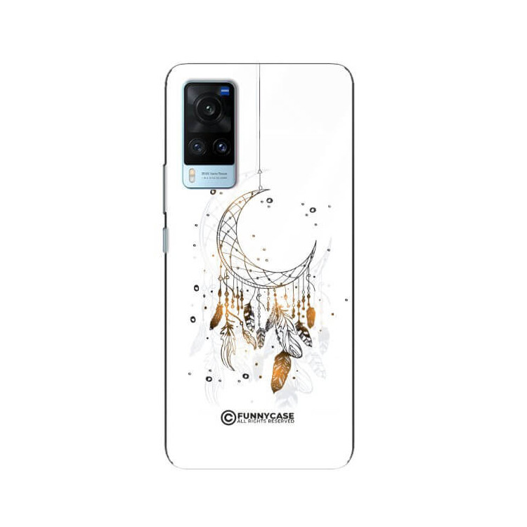 ETUI BLACK CASE GLASS NA TELEFON VIVO X60 DREAMCATCHER BOHO