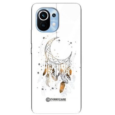 ETUI BLACK CASE GLASS NA TELEFON XIAOMI Mi 11 DREAMCATCHER BOHO