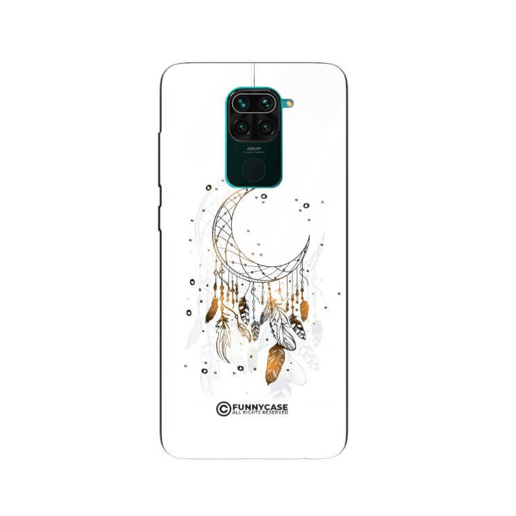 ETUI BLACK CASE GLASS NA TELEFON XIAOMI REDMI NOTE 9 / 10X 4G DREAMCATCHER BOHO