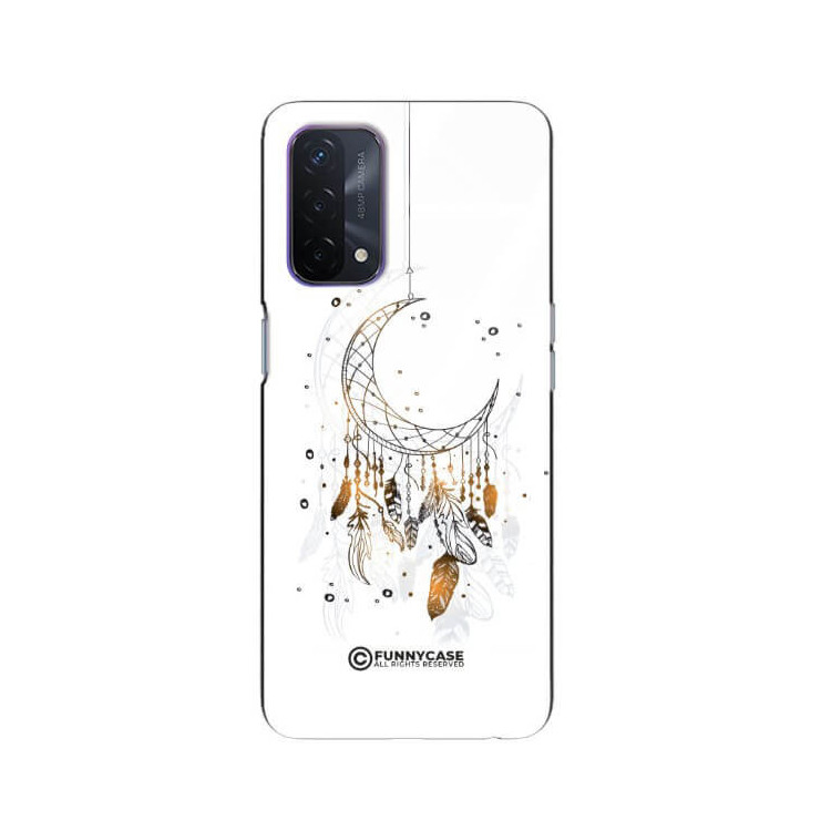 ETUI BLACK CASE GLASS NA TELEFON OPPO A93 5G DREAMCATCHER BOHO