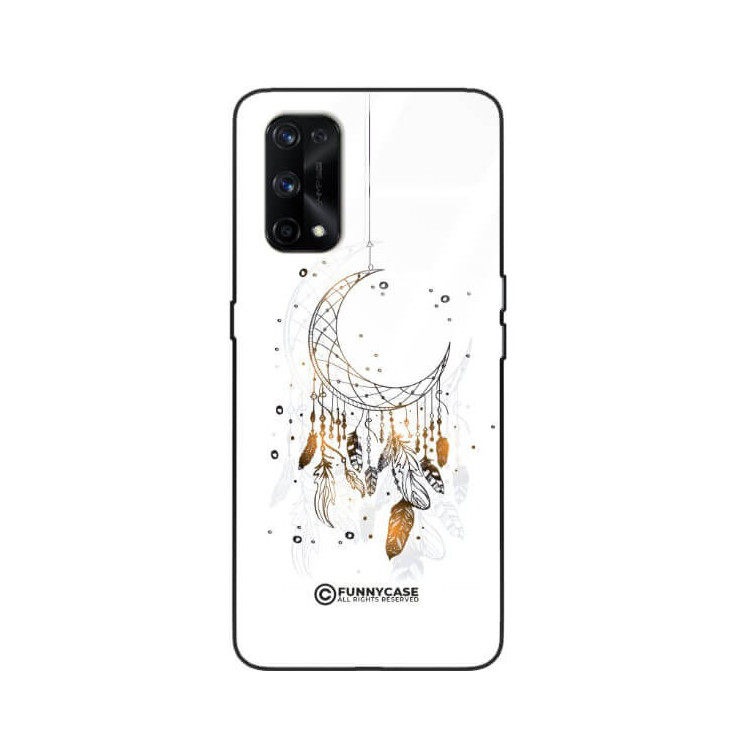 ETUI BLACK CASE GLASS NA TELEFON REALME X7 PRO DREAMCATCHER BOHO