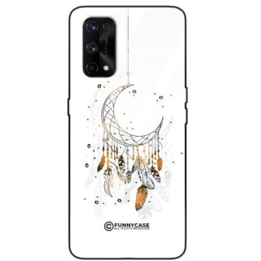 ETUI BLACK CASE GLASS NA TELEFON REALME X7 PRO DREAMCATCHER BOHO