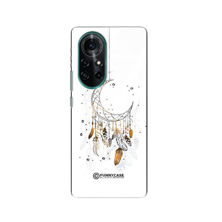 ETUI BLACK CASE GLASS NA TELEFON HUAWEI NOVA 8 PRO DREAMCATCHER BOHO