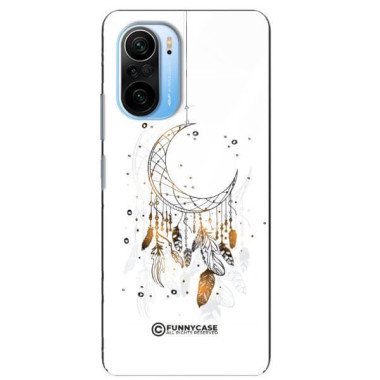 ETUI BLACK CASE GLASS NA TELEFON XIAOMI REDMI K40 / K40 PRO DREAMCATCHER BOHO