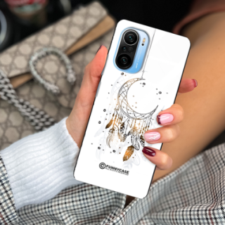 ETUI BLACK CASE GLASS NA TELEFON XIAOMI REDMI K40 / K40 PRO DREAMCATCHER BOHO