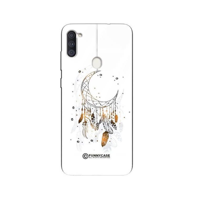 ETUI BLACK CASE GLASS NA TELEFON SAMSUNG GALAXY A11 / M11 DREAMCATCHER BOHO