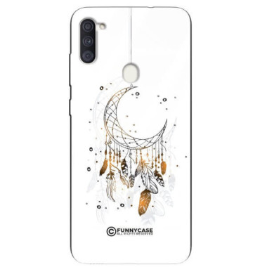 ETUI BLACK CASE GLASS NA TELEFON SAMSUNG GALAXY A11 / M11 DREAMCATCHER BOHO