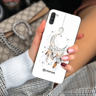 ETUI BLACK CASE GLASS NA TELEFON SAMSUNG GALAXY A11 / M11 DREAMCATCHER BOHO