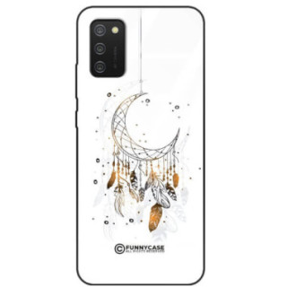 ETUI BLACK CASE GLASS NA TELEFON SAMSUNG GALAXY A02S DREAMCATCHER BOHO