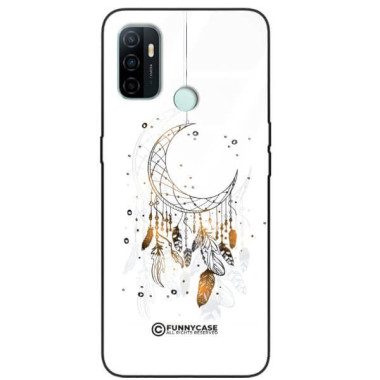 ETUI BLACK CASE GLASS NA TELEFON OPPO A33 DREAMCATCHER BOHO