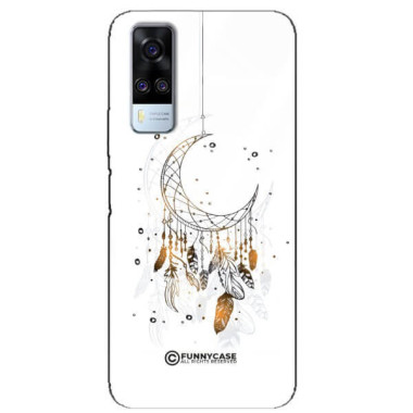 ETUI BLACK CASE GLASS NA TELEFON VIVO Y51 2020 DREAMCATCHER BOHO