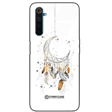 ETUI BLACK CASE GLASS NA TELEFON REALME 6 PRO DREAMCATCHER BOHO