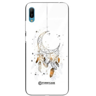 ETUI BLACK CASE GLASS NA TELEFON HUAWEI Y6 2019 DREAMCATCHER BOHO