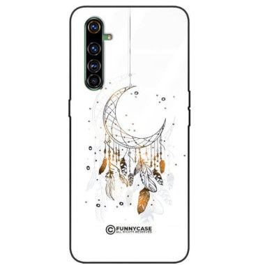 ETUI BLACK CASE GLASS NA TELEFON REALME X50 PRO DREAMCATCHER BOHO