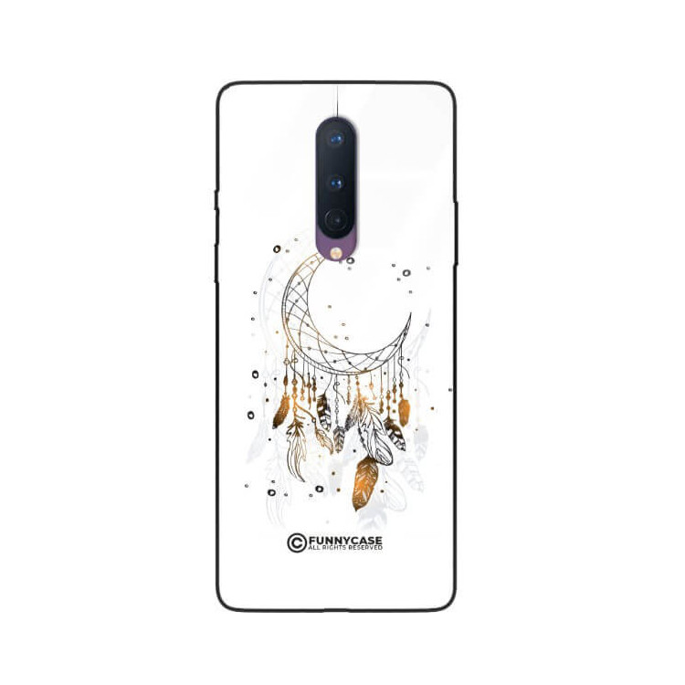 ETUI BLACK CASE GLASS NA TELEFON ONEPLUS 8 DREAMCATCHER BOHO