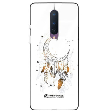 ETUI BLACK CASE GLASS NA TELEFON ONEPLUS 8 DREAMCATCHER BOHO