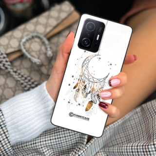 ETUI BLACK CASE GLASS NA TELEFON XIAOMI 11T / 11T 5G DREAMCATCHER BOHO