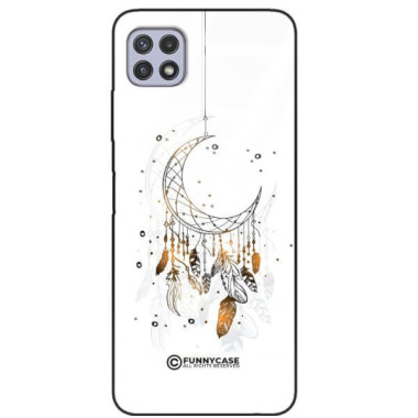 ETUI BLACK CASE GLASS NA TELEFON SAMSUNG GALAXY A22 5G DREAMCATCHER BOHO