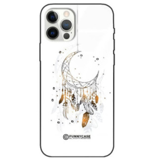 ETUI BLACK CASE GLASS NA TELEFON APPLE IPHONE 12 PRO DREAMCATCHER BOHO