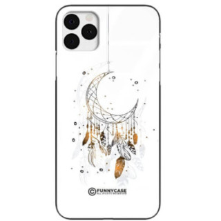 ETUI BLACK CASE GLASS NA TELEFON APPLE IPHONE 11 PRO MAX DREAMCATCHER BOHO