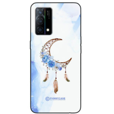 ETUI BLACK CASE GLASS NA TELEFON OPPO K9 ETNICZNY ŁAPACZ SNÓW