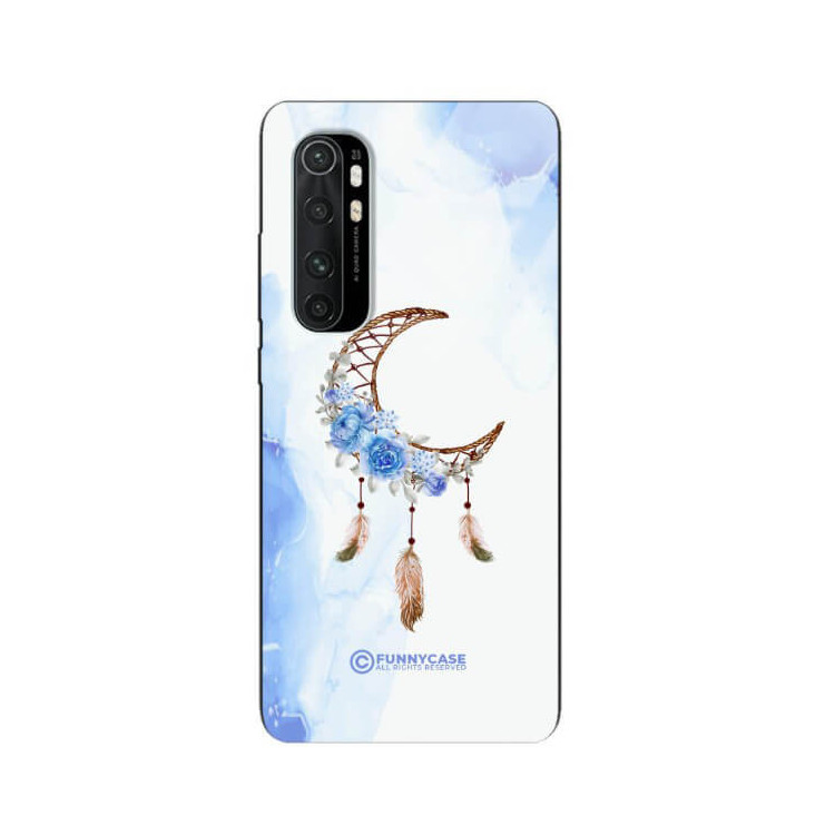 ETUI BLACK CASE GLASS NA TELEFON XIAOMI Mi NOTE 10 LITE ETNICZNY ŁAPACZ SNÓW