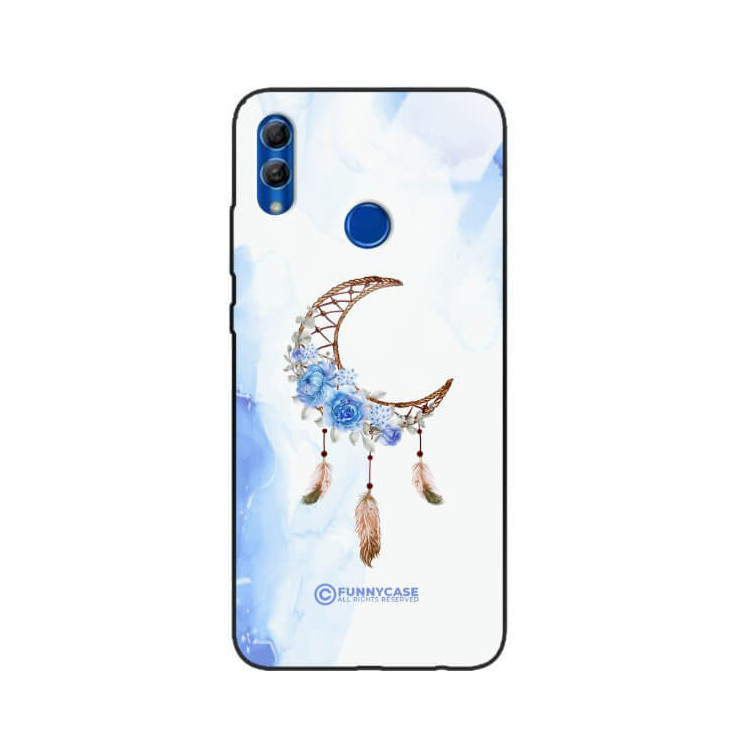 ETUI BLACK CASE GLASS NA TELEFON HUAWEI HONOR 10 LITE ETNICZNY ŁAPACZ SNÓW