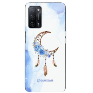 ETUI BLACK CASE GLASS NA TELEFON OPPO A55 ETNICZNY ŁAPACZ SNÓW