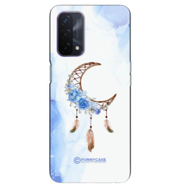 ETUI BLACK CASE GLASS NA TELEFON OPPO A93 5G ETNICZNY ŁAPACZ SNÓW