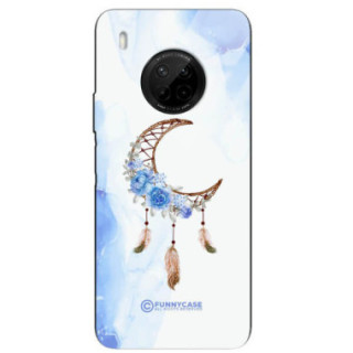 ETUI BLACK CASE GLASS NA TELEFON HUAWEI Y9A ETNICZNY ŁAPACZ SNÓW