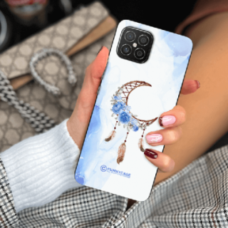 ETUI BLACK CASE GLASS NA TELEFON HUAWEI NOVA 8 SE ETNICZNY ŁAPACZ SNÓW