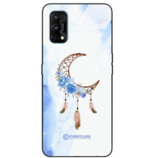 ETUI BLACK CASE GLASS NA TELEFON REALME 7 PRO ETNICZNY ŁAPACZ SNÓW