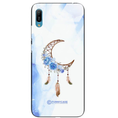 ETUI BLACK CASE GLASS NA TELEFON HUAWEI Y6 2019 ETNICZNY ŁAPACZ SNÓW