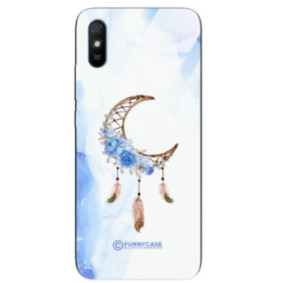 ETUI BLACK CASE GLASS NA TELEFON XIAOMI REDMI 9A ETNICZNY ŁAPACZ SNÓW