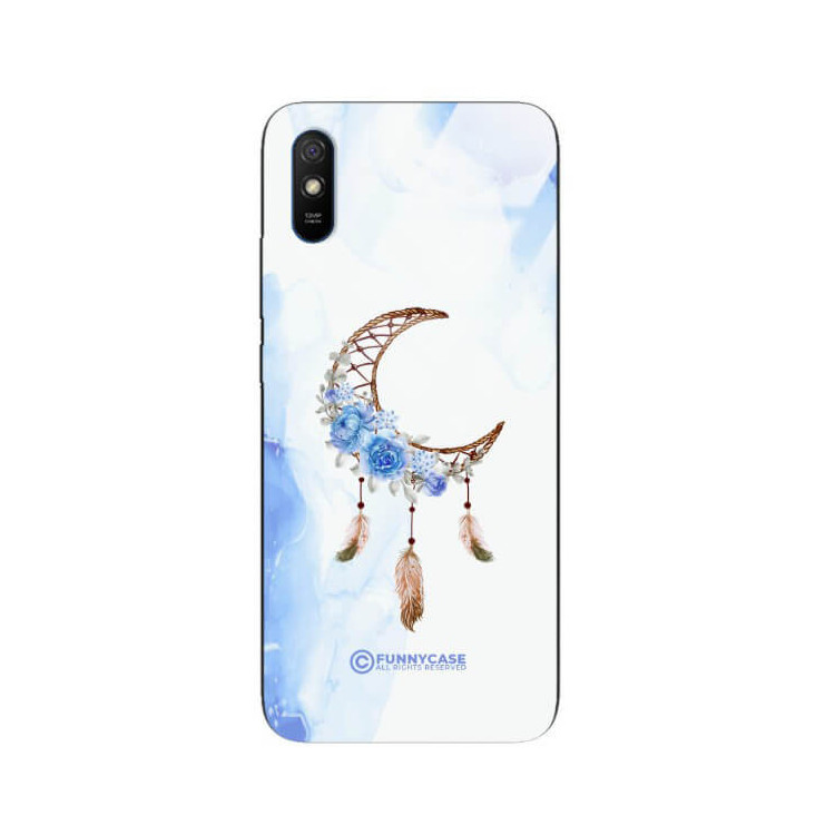 ETUI BLACK CASE GLASS NA TELEFON XIAOMI REDMI 9A ETNICZNY ŁAPACZ SNÓW