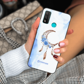 ETUI BLACK CASE GLASS NA TELEFON HUAWEI P SMART 2020 ETNICZNY ŁAPACZ SNÓW