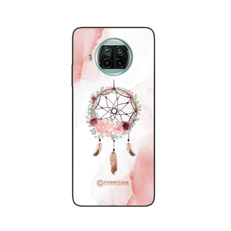 ETUI BLACK CASE GLASS NA TELEFON XIAOMI Mi 10T LITE ŁAPACZ SNÓW BOHO