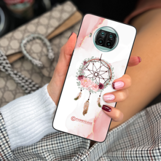 ETUI BLACK CASE GLASS NA TELEFON XIAOMI Mi 10T LITE ŁAPACZ SNÓW BOHO