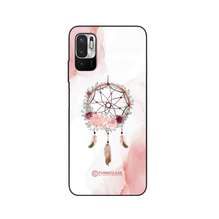 ETUI BLACK CASE GLASS NA TELEFON XIAOMI REDMI NOTE 10 5G ŁAPACZ SNÓW BOHO