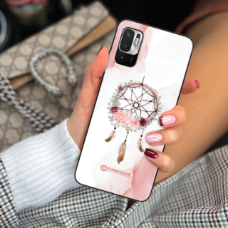 ETUI BLACK CASE GLASS NA TELEFON XIAOMI REDMI NOTE 10 5G ŁAPACZ SNÓW BOHO