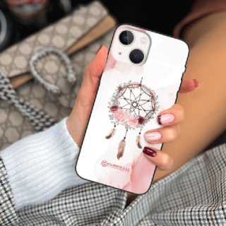 ETUI BLACK CASE GLASS NA TELEFON APPLE IPHONE 13 MINI ŁAPACZ SNÓW BOHO