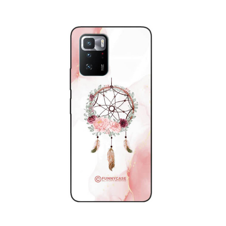 ETUI BLACK CASE GLASS NA TELEFON XIAOMI REDMI NOTE 10 PRO 5G / 10 PRO CHINA ŁAPACZ SNÓW BOHO