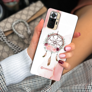 ETUI BLACK CASE GLASS NA TELEFON XIAOMI REDMI NOTE 10 PRO / PRO MAX ŁAPACZ SNÓW BOHO