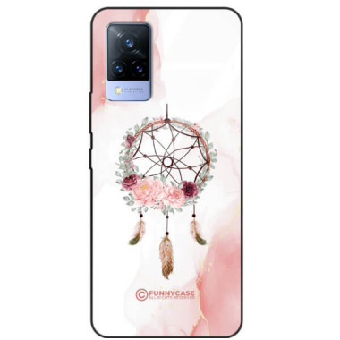 ETUI BLACK CASE GLASS NA TELEFON VIVO V21 / V21 5G ŁAPACZ SNÓW BOHO