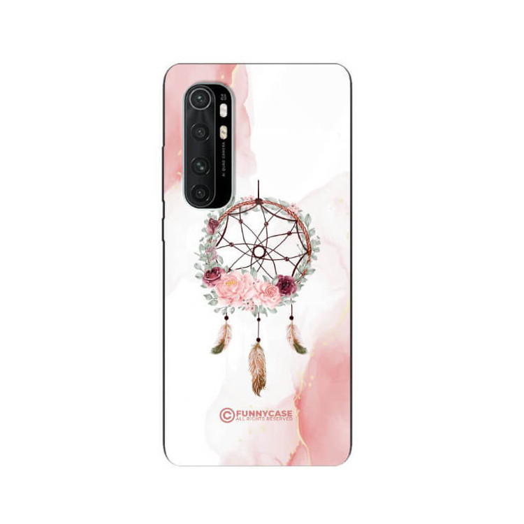 ETUI BLACK CASE GLASS NA TELEFON XIAOMI Mi NOTE 10 LITE ŁAPACZ SNÓW BOHO