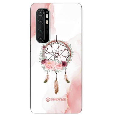 ETUI BLACK CASE GLASS NA TELEFON XIAOMI Mi NOTE 10 LITE ŁAPACZ SNÓW BOHO